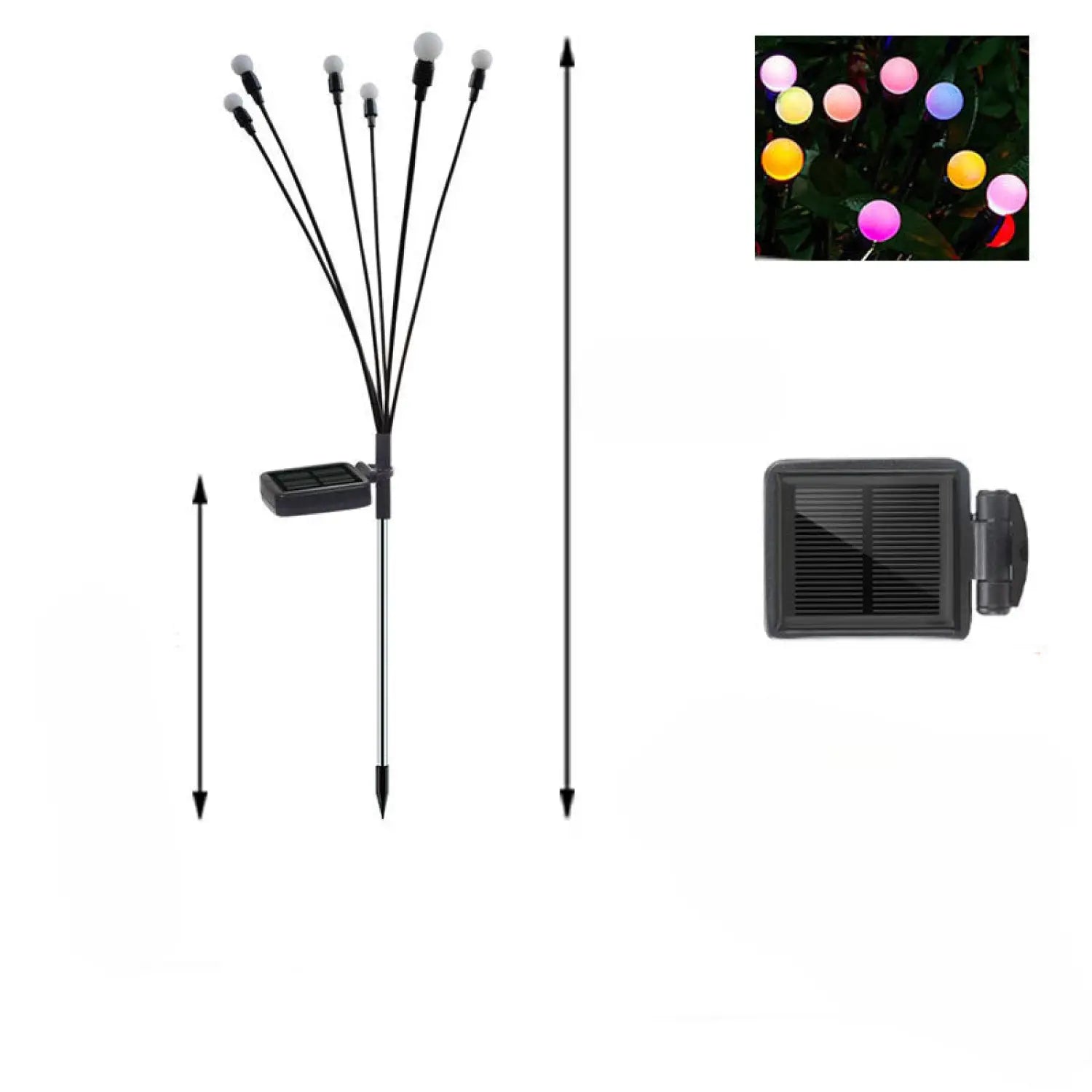 Outdoor Solar Garden Lights with LED for Lawn & Garden