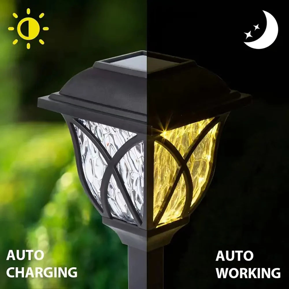 DecorBites™ Solar Lawn Lights Set for Outdoor Garden