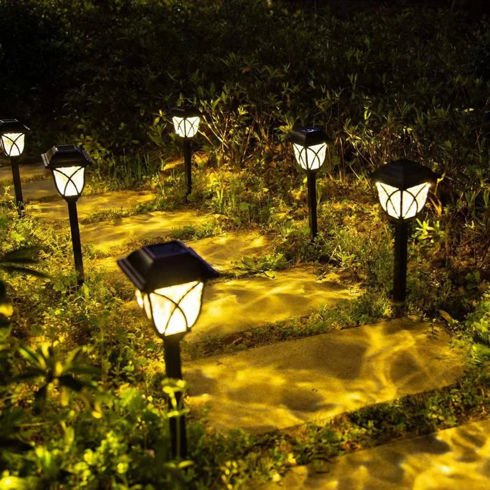 DecorBites™ Solar Lawn Lights Set for Outdoor Garden