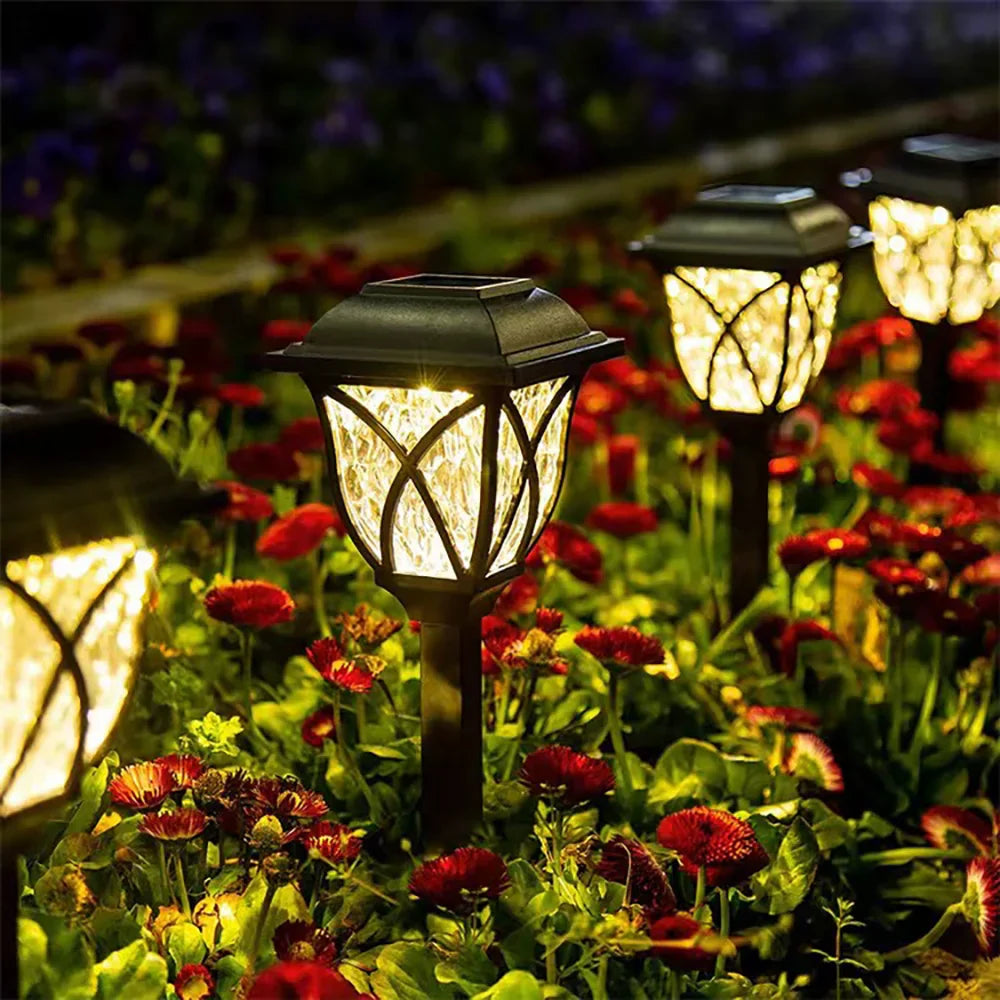 DecorBites™ Solar Lawn Lights Set for Outdoor Garden